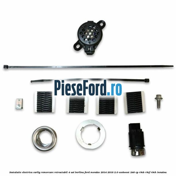 Instalatie electrica carlig remorcare retractabil 4 usi berlina Ford Mondeo 2014-2018 2.0 EcoBoost 240 cp R9CB, R9CF, R9CH benzina