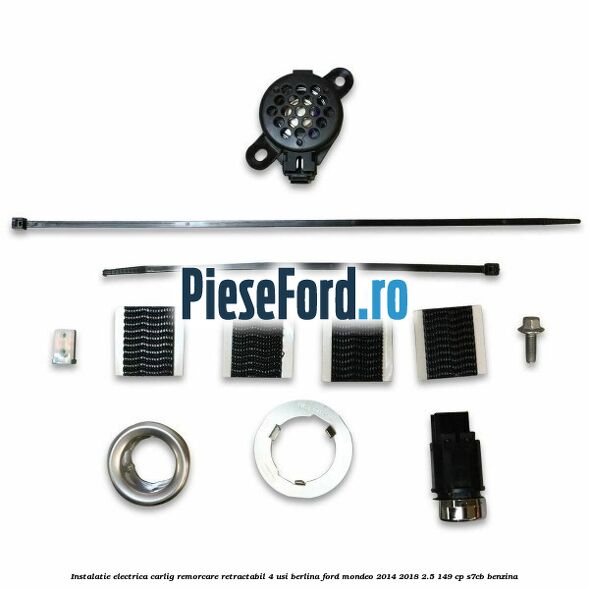 Instalatie electrica carlig remorcare retractabil 4 usi berlina Ford Mondeo 2014-2018 2.5 149 cp Instalatie electrica carlig remorcare retractabil 4 usi berlina Ford Mondeo 2014-2018 2.5 149 cp S7CB benzina