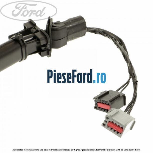 Instalatie electrica geam usa spate dreapta deschidere 256 grade Ford Transit 2006-2014 2.2 TDCi 136 cp USRA, USRB diesel