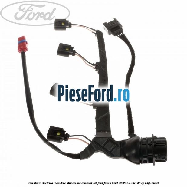 Instalatie electrica inchidere alimentare combustibil Ford Fiesta 2005-2008 1.4 TDCi 68 cp N4JB diesel