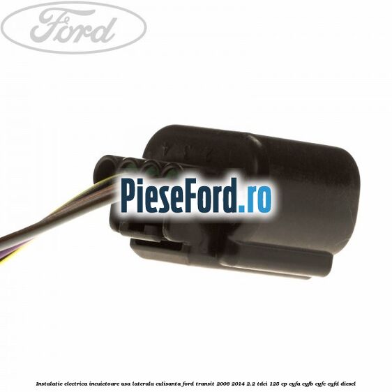 Instalatie electrica incuietoare usa laterala culisanta Ford Transit 2006-2014 2.2 TDCi 125 cp CYFA, CYFB, CYFC, CYFD diesel