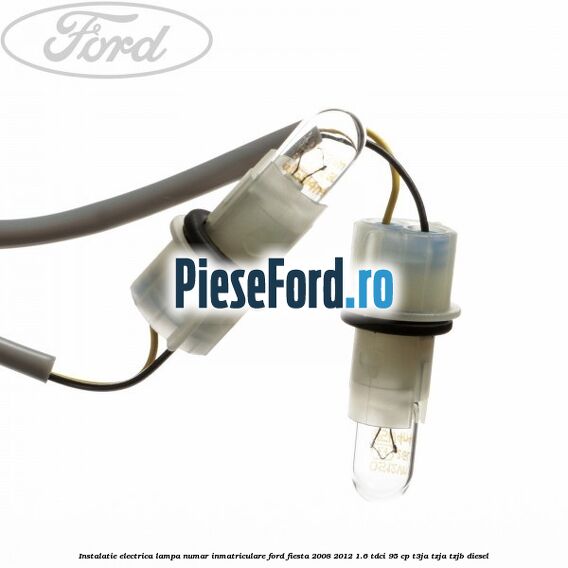 Instalatie electrica lampa numar inmatriculare Ford Fiesta 2008-2012 1.6 TDCi 95 cp T3JA, TZJA, TZJB diesel