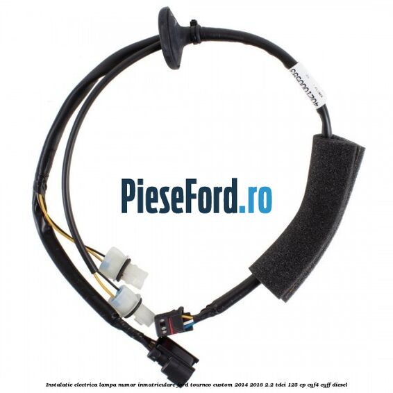 Instalatie electrica lampa numar inmatriculare Ford Tourneo Custom 2014-2018 2.2 TDCi 125 cp CYF4, CYFF diesel