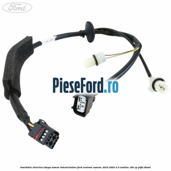 Instalatie electrica lampa numar inmatriculare Ford Tourneo Custom 2019-2023 2.0 EcoBlue 150 cp P0FA diesel