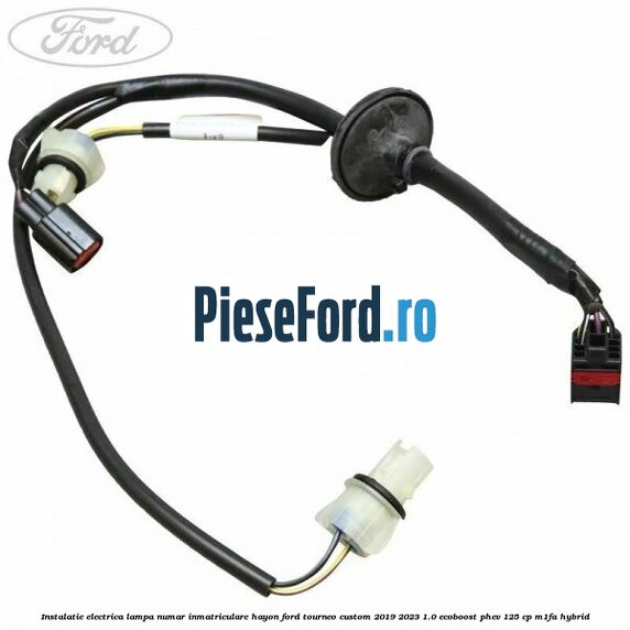 Instalatie electrica lampa numar inmatriculare hayon Ford Tourneo Custom 2019-2023 1.0 EcoBoost PHEV 125 cp