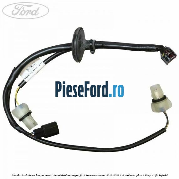Instalatie electrica lampa numar inmatriculare hayon Ford Tourneo Custom 2019-2023 1.0 EcoBoost PHEV 125 cp M1FA Hybrid