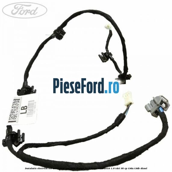 Instalatie electrica led ambiental usa fata stanga Ford Focus 2014-2018 1.6 TDCi 95 cp T3DA, T3DB diesel