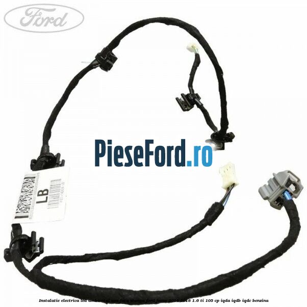 Instalatie electrica led ambiental usa fata stanga Ford Focus 2014-2018 1.6 Ti 105 cp IQDA, IQDB, IQDC benzina