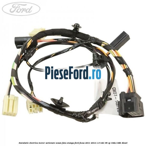 Instalatie electrica motor actionare scaun fata stanga Ford Focus 2011-2014 1.6 TDCi 95 cp T3DA, T3DB diesel