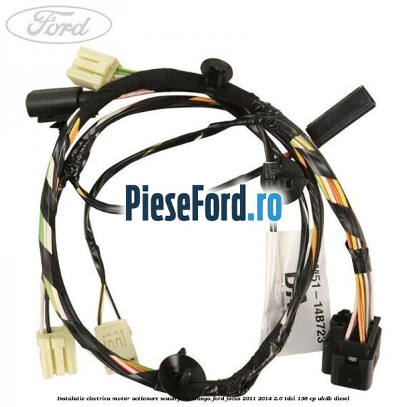 Instalatie electrica motor actionare scaun fata stanga Ford Focus 2011-2014 2.0 TDCi 136 cp UKDB diesel
