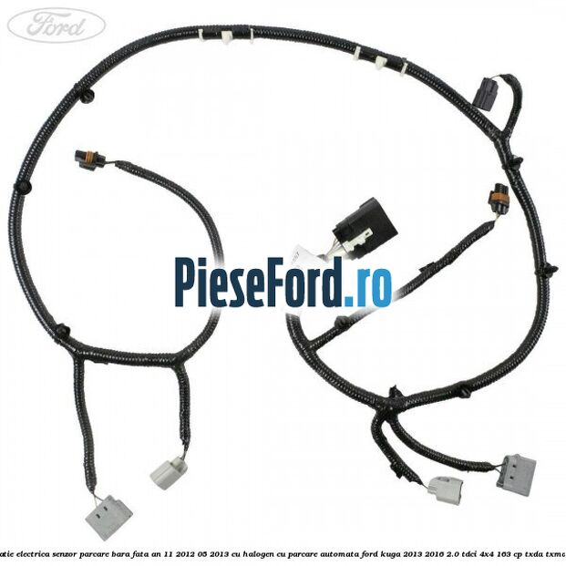 Instalatie electrica senzor parcare bara fata an 11/2012-05/2013 cu halogen cu parcare automata Ford Kuga 2013-2016 2.0 TDCi 4x4 163 cp TXDA, TXMA diesel