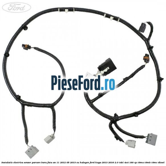 Instalatie electrica senzor parcare bara fata an 11/2012-05/2013 cu halogen Ford Kuga 2013-2016 2.0 TDCi 4x4 180 cp T8MA, T8MB, T8MC diesel