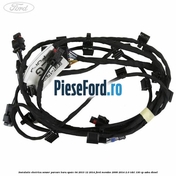 Instalatie electrica senzor parcare bara spate 04/2013-12/2014 Ford Mondeo 2008-2014 2.0 TDCi 130 cp AZBA diesel
