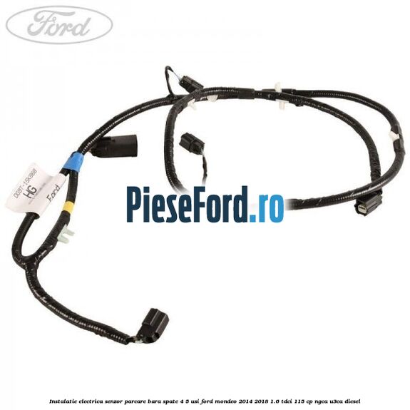 Instalatie electrica senzor parcare bara spate 4/5 usi Ford Mondeo 2014-2018 1.6 TDCi 115 cp NGCA, U3CA diesel