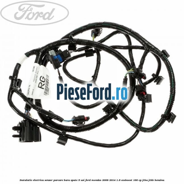 Instalatie electrica senzor parcare bara spate 5 usi Ford Mondeo 2008-2014 1.6 EcoBoost 160 cp JTBA, JTBB benzina