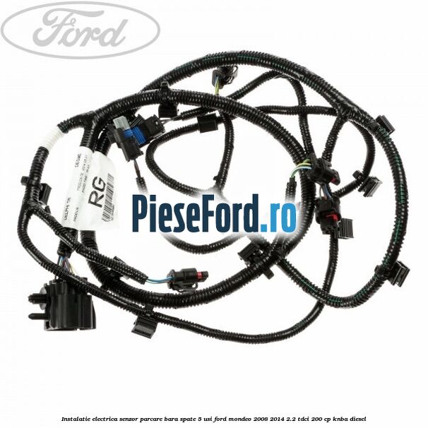 Instalatie electrica senzor parcare bara spate 5 usi Ford Mondeo 2008-2014 2.2 TDCi 200 cp KNBA diesel