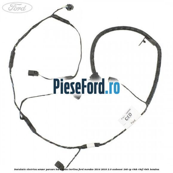 Instalatie electrica senzor parcare bara spate berlina Ford Mondeo 2014-2018 2.0 EcoBoost 240 cp R9CB, R9CF, R9CH benzina