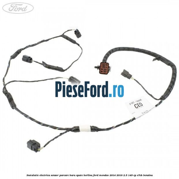 Instalatie electrica senzor parcare bara spate berlina Ford Mondeo 2014-2018 2.5 149 cp S7CB benzina