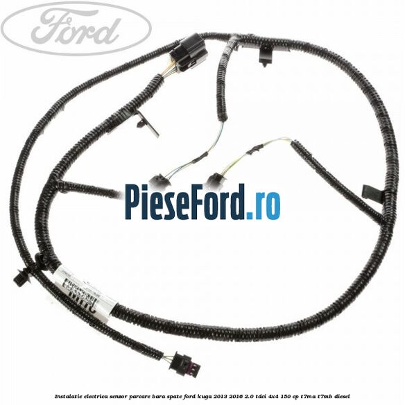 Instalatie electrica senzor parcare bara spate Ford Kuga 2013-2016 2.0 TDCi 4x4 150 cp T7MA, T7MB diesel