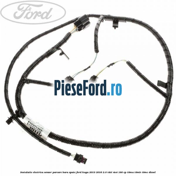 Instalatie electrica senzor parcare bara spate Ford Kuga 2013-2016 2.0 TDCi 4x4 180 cp T8MA, T8MB, T8MC diesel