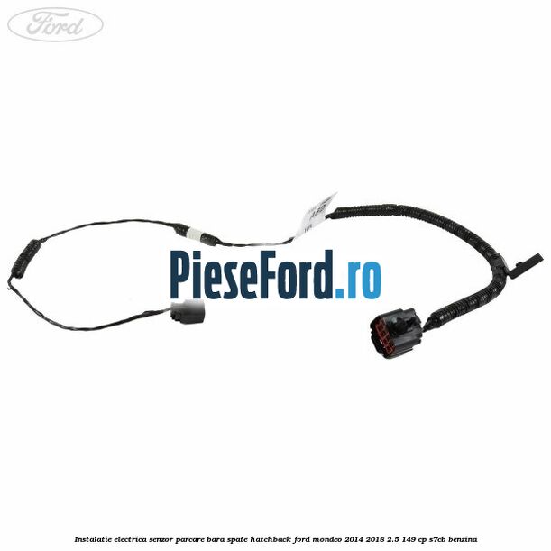 Instalatie electrica senzor parcare bara spate hatchback Ford Mondeo 2014-2018 2.5 149 cp S7CB benzina