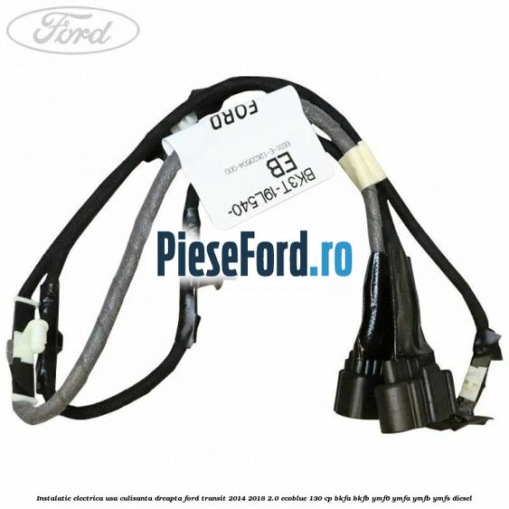 Instalatie electrica usa culisanta dreapta Ford Transit 2014-2018 2.0 EcoBlue 130 cp BKFA, BKFB, YMF6, YMFA, YMFB, YMFS diesel