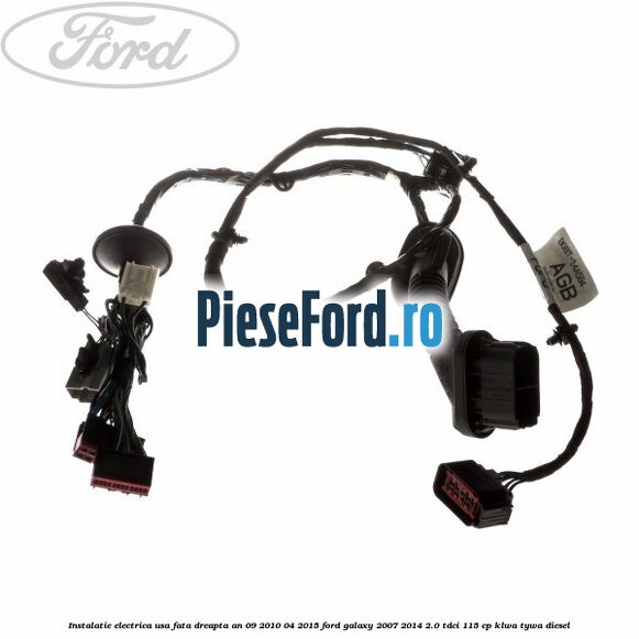 Instalatie electrica usa fata dreapta an 09/2010-04/2015 Ford Galaxy 2007-2014 2.0 TDCi 115 cp KLWA, TYWA diesel