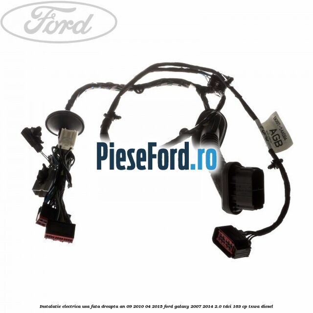 Instalatie electrica usa fata dreapta an 09/2010-04/2015 Ford Galaxy 2007-2014 2.0 TDCi 163 cp TXWA diesel