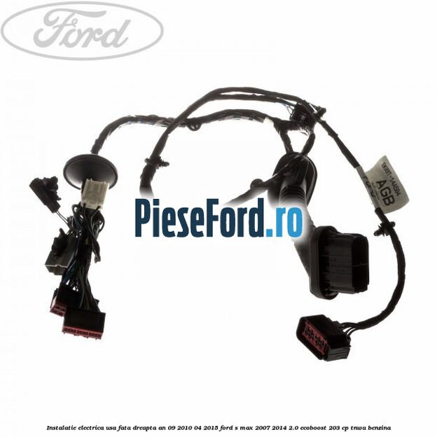 Instalatie electrica usa fata dreapta an 09/2010-04/2015 Ford S-Max 2007-2014 2.0 EcoBoost 203 cp TNWA benzina