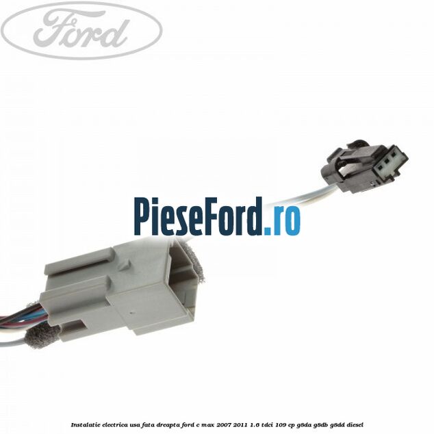 Instalatie electrica usa fata dreapta Ford C-Max 2007-2011 1.6 TDCi 109 cp G8DA, G8DB, G8DD diesel