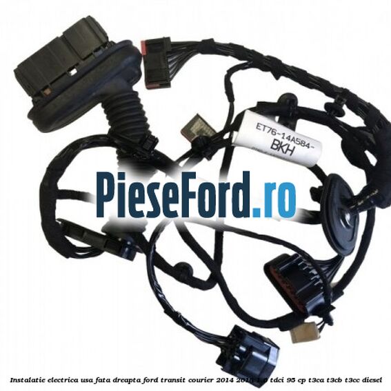 Instalatie electrica usa fata dreapta Ford Transit Courier 2014-2018 1.6 TDCi 95 cp T3CA, T3CB, T3CC diesel