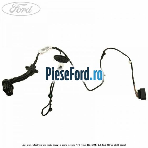 Instalatie electrica usa spate dreapta geam electric Ford Focus 2011-2014 2.0 TDCi 136 cp UKDB diesel