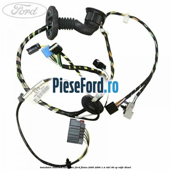 Instalatie electrica usa spate Ford Fiesta 2005-2008 1.4 TDCi 68 cp N4JB diesel