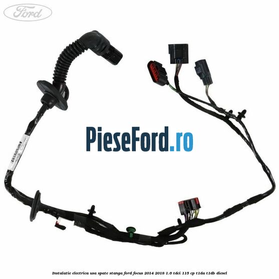 Instalatie electrica usa spate stanga Ford Focus 2014-2018 1.6 TDCi 115 cp T1DA, T1DB diesel