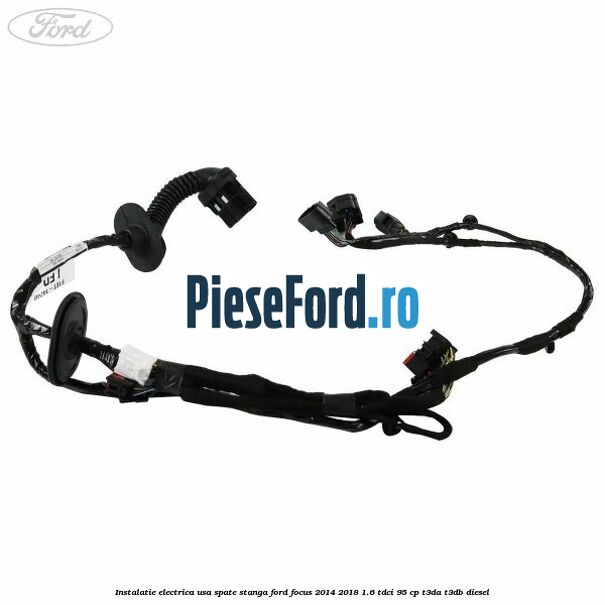 Instalatie electrica usa spate stanga Ford Focus 2014-2018 1.6 TDCi 95 cp Instalatie electrica usa spate stanga Ford Focus 2014-2018 1.6 TDCi 95 cp T3DA, T3DB diesel