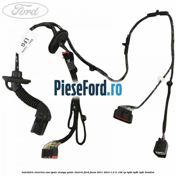 Instalatie electrica usa spate stanga geam electric Ford Focus 2011-2014 1.6 Ti 105 cp IQDA, IQDB, IQDC benzina