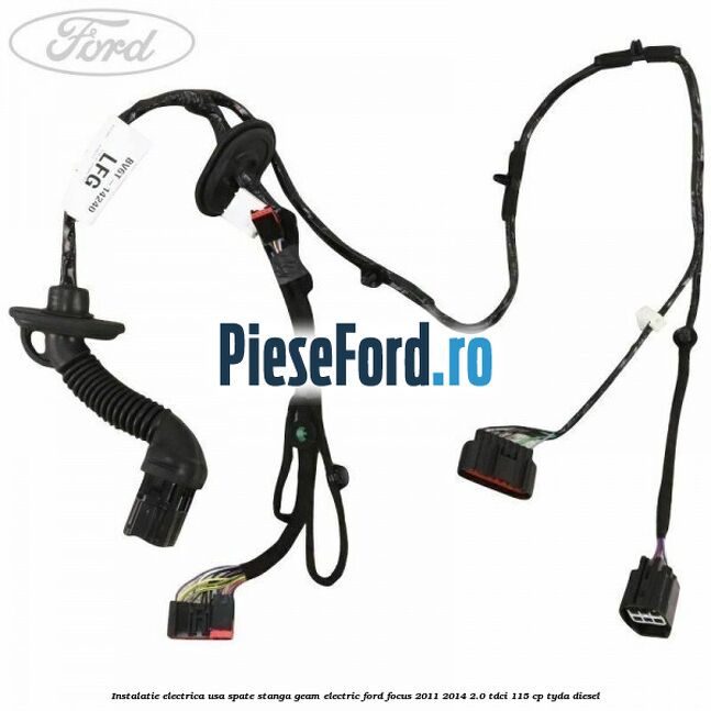Instalatie electrica usa spate stanga geam electric Ford Focus 2011-2014 2.0 TDCi 115 cp Instalatie electrica usa spate stanga geam electric Ford Focus 2011-2014 2.0 TDCi 115 cp TYDA diesel