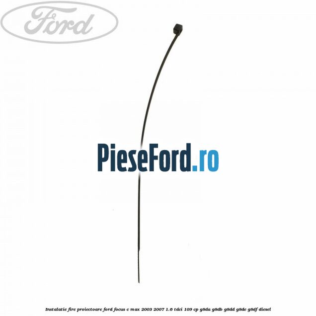 Instalatie fire proiectoare Ford Focus C-Max 2003-2007 1.6 TDCi 109 cp G8DA, G8DB, G8DD, G8DE, G8DF diesel