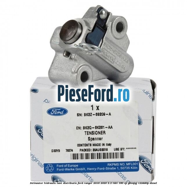 Intinzator hidraulic lant distributie Ford Ranger 2016-2020 2.2 TDCi 160 cp GBVAJQJ, T22DD0P diesel