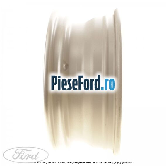 Janta aliaj 14 inch, 7 spite duble Ford Fiesta 2002-2005 1.4 TDCi 68 cp F6JA, F6JB diesel