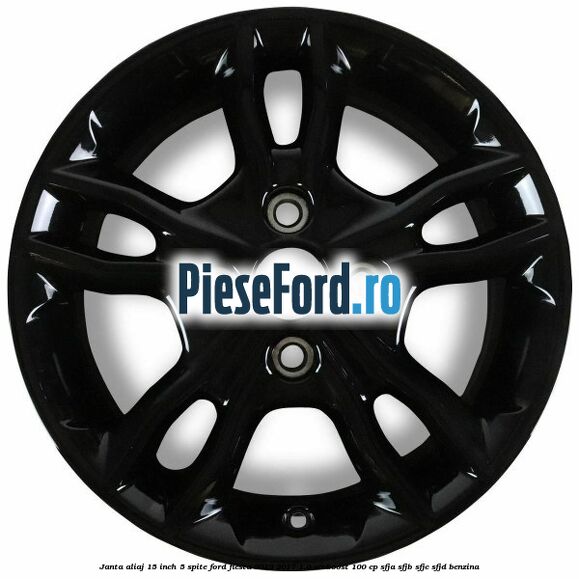 Janta aliaj 15 inch, 5 spite Ford Fiesta 2013-2017 1.0 EcoBoost 100 cp SFJA, SFJB, SFJC, SFJD benzina