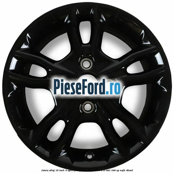 Janta aliaj 15 inch, 5 spite Ford Fiesta 2013-2017 1.5 TDCi 100 cp XUJH diesel
