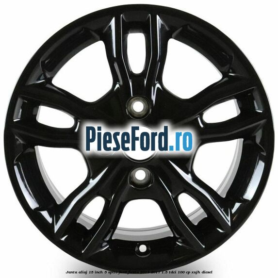 Janta aliaj 15 inch, 5 spite Ford Fiesta 2013-2017 1.5 TDCi 100 cp XUJH diesel