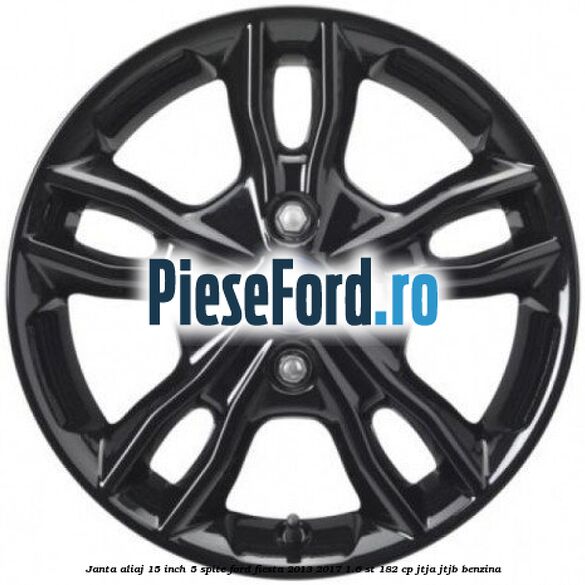 Janta aliaj 15 inch, 5 spite Ford Fiesta 2013-2017 1.6 ST 182 cp JTJA, JTJB benzina