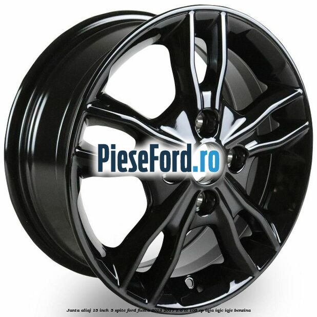 Janta aliaj 15 inch, 5 spite Ford Fiesta 2013-2017 1.6 Ti 105 cp IQJA, IQJC, IQJE benzina