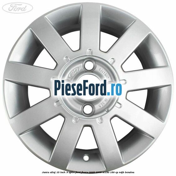 Janta aliaj 15 inch, 9 spite Ford Fiesta 2005-2008 ST150 150 cp N4JB benzina