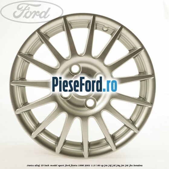 Janta aliaj 15 inch, model sport Ford Fiesta 1996-2001 1.3 i 60 cp J4C, J4J, J4L, J4Q, J4R, J4T, JBC benzina