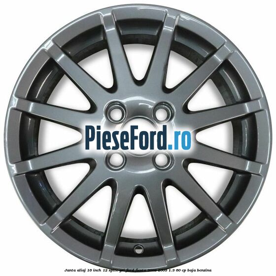 Janta aliaj 16 inch, 12 spite gri Ford Fiesta 2002-2005 1.3 60 cp Janta aliaj 16 inch, 12 spite gri Ford Fiesta 2002-2005 1.3 60 cp BAJA benzina