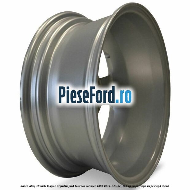 Janta aliaj 16 inch, 5 spite argintiu Ford Tourneo Connect 2002-2014 1.8 TDCi 110 cp RWPA, RWPB, RWPC, RWPD diesel