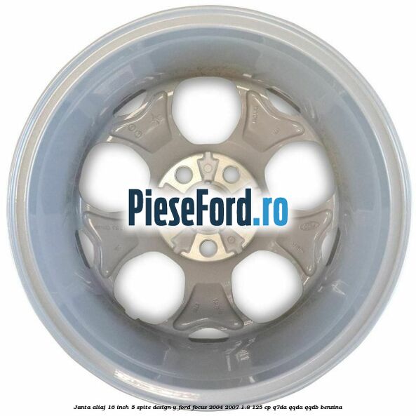 Janta aliaj 16 inch, 5 spite, design Y Ford Focus 2004-2007 1.8 125 cp Q7DA, QQDA, QQDB benzina